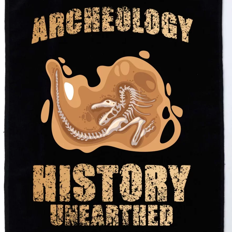 History Unearthed Dig Archeologist Archeology Platinum Collection Golf Towel