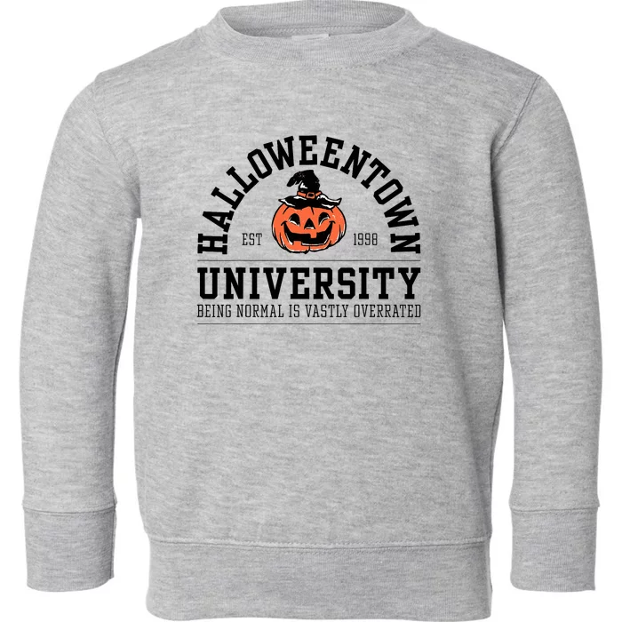 HalloweenTown University Est 1998 Pumpkin Halloween Toddler Sweatshirt