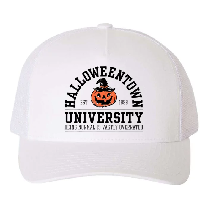 HalloweenTown University Est 1998 Pumpkin Halloween Yupoong Adult 5-Panel Trucker Hat