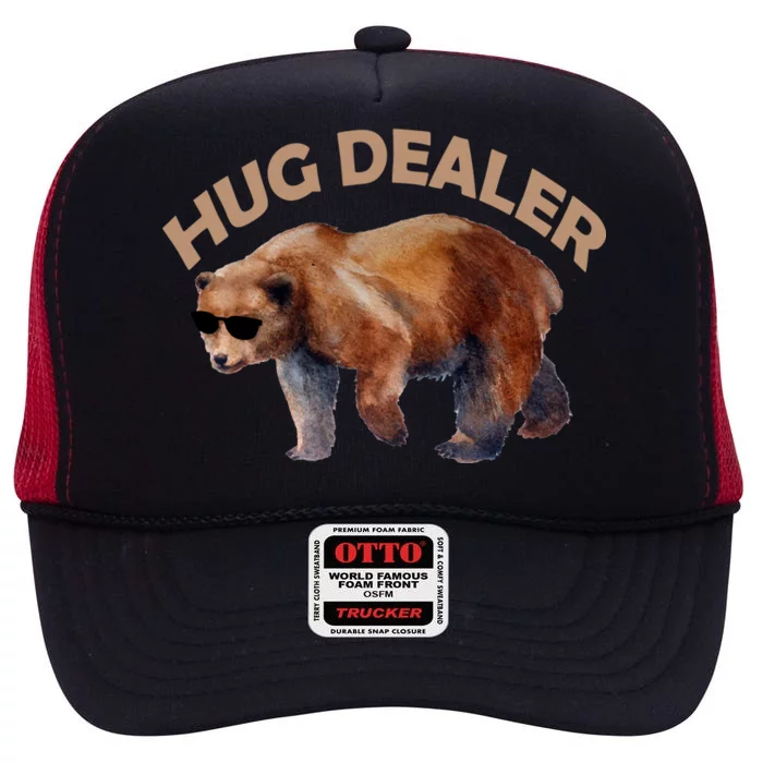 Hug Dealer Gangster Bear High Crown Mesh Trucker Hat