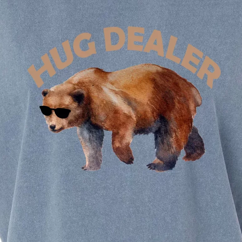 Hug Dealer Gangster Bear Garment-Dyed Women's Muscle Tee