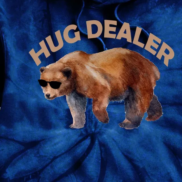 Hug Dealer Gangster Bear Tie Dye Hoodie