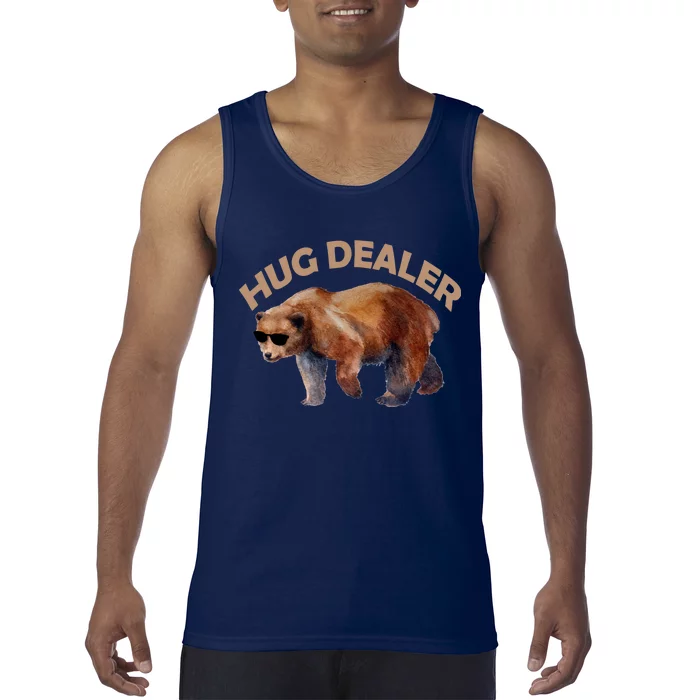 Hug Dealer Gangster Bear Tank Top