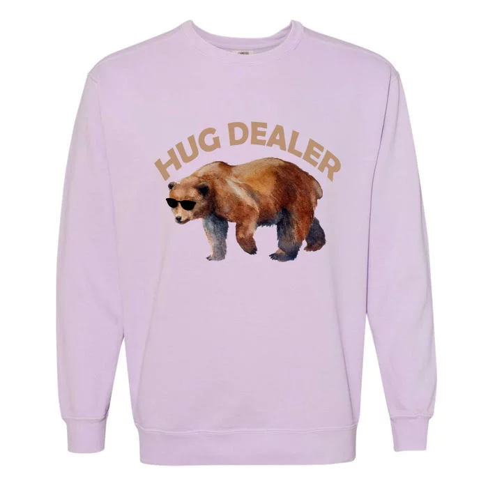 Hug Dealer Gangster Bear Garment-Dyed Sweatshirt