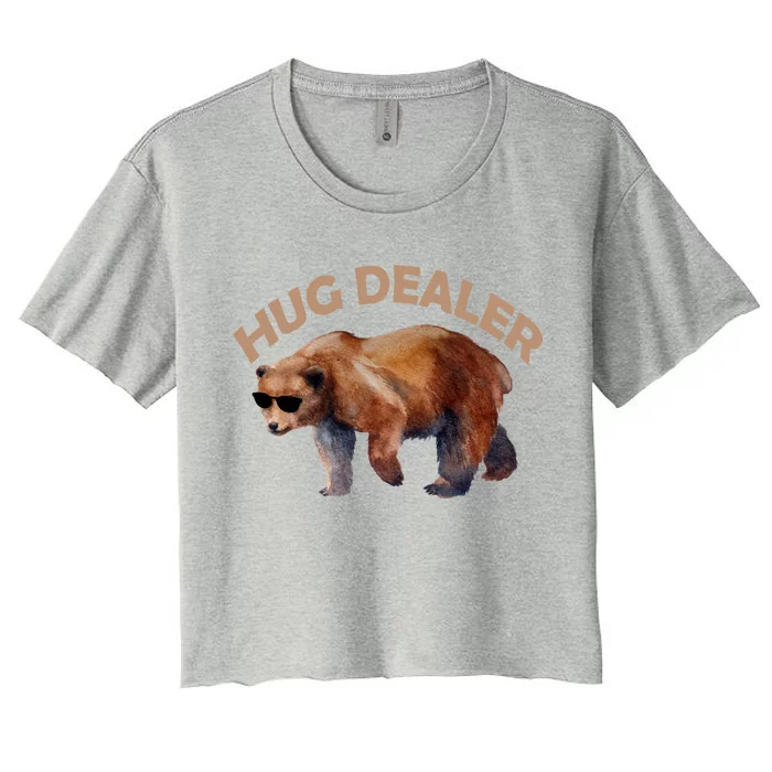 Hug Dealer Gangster Bear Women's Crop Top Tee