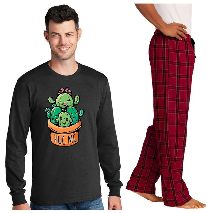 Hug Me Cactus Long Sleeve Pajama Set