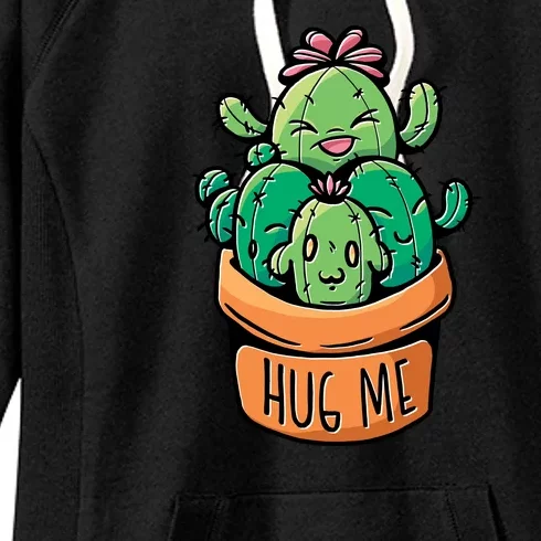 Hug Me Cactus Women's Fleece Hoodie