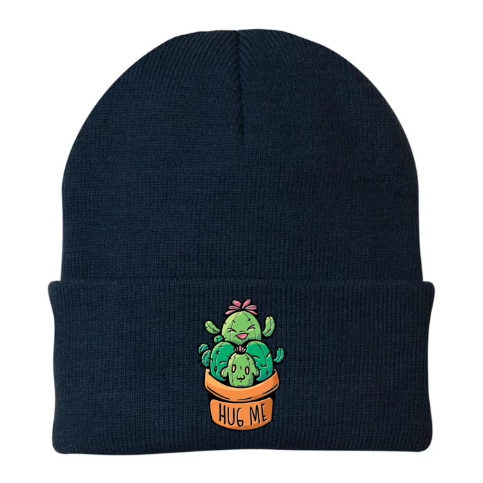 Hug Me Cactus Knit Cap Winter Beanie