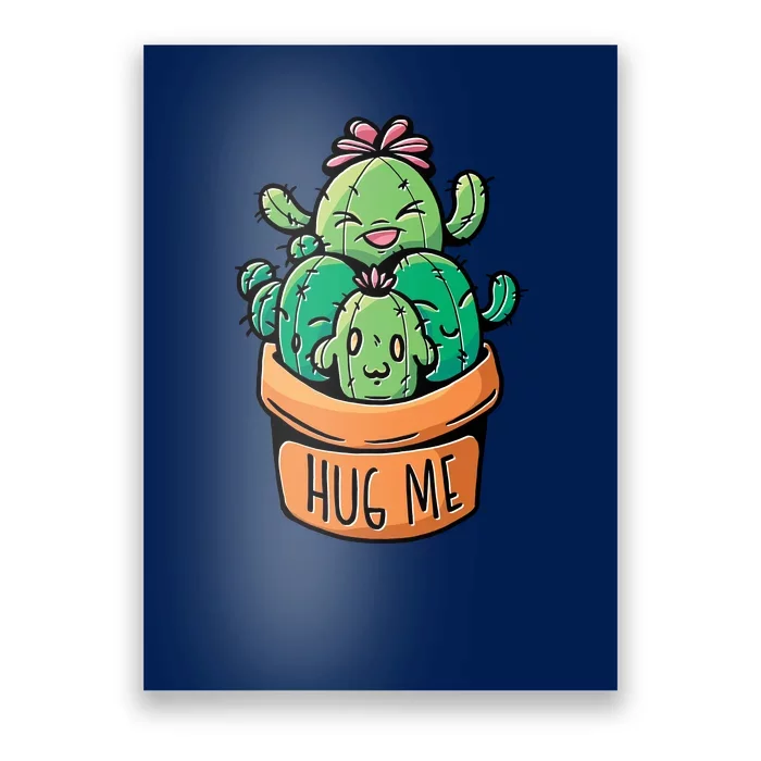 Hug Me Cactus Poster