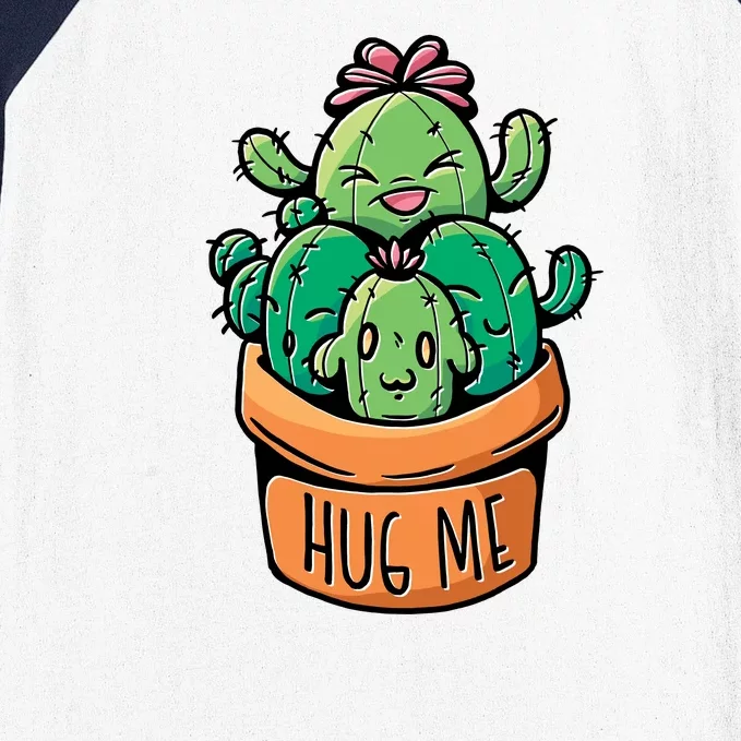 Hug Me Cactus Baseball Sleeve Shirt