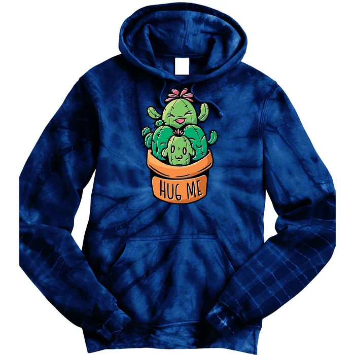 Hug Me Cactus Tie Dye Hoodie