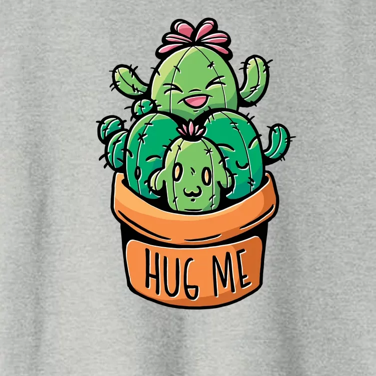 Hug Me Cactus Women's Crop Top Tee