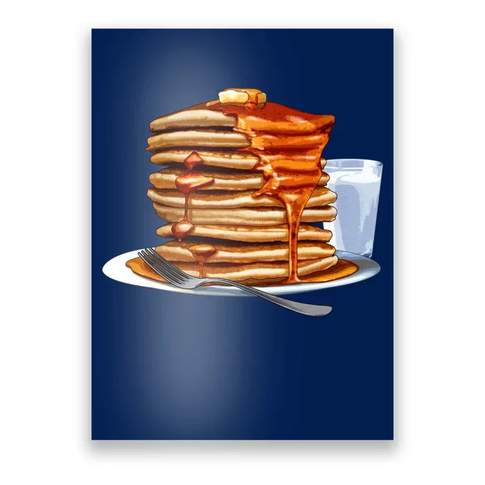 Huge Pancake Stack Poster