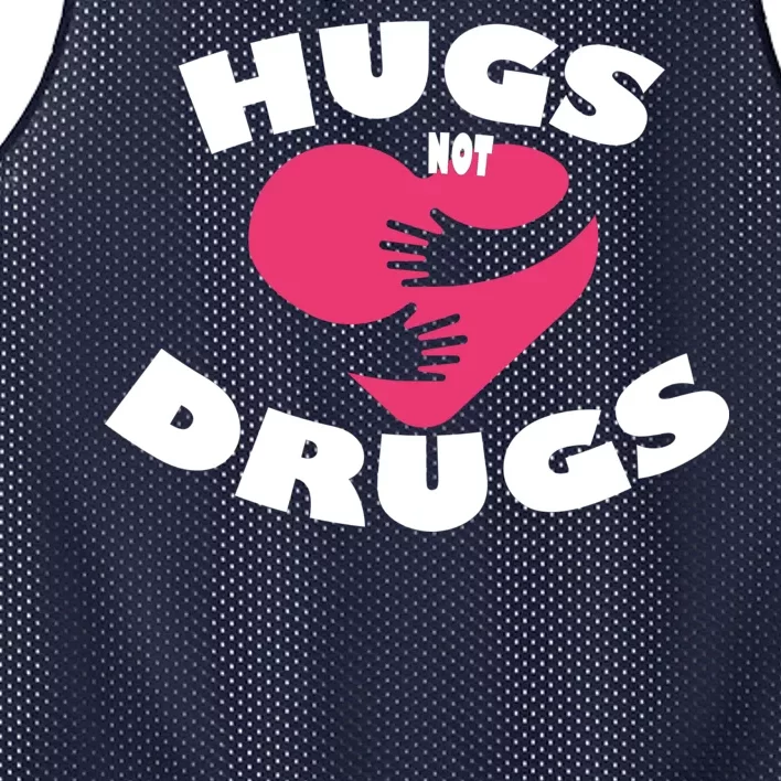 Hugs Not Drugs Mesh Reversible Basketball Jersey Tank