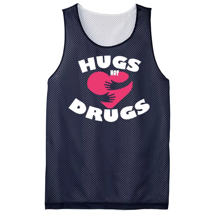 Hugs Not Drugs Mesh Reversible Basketball Jersey Tank