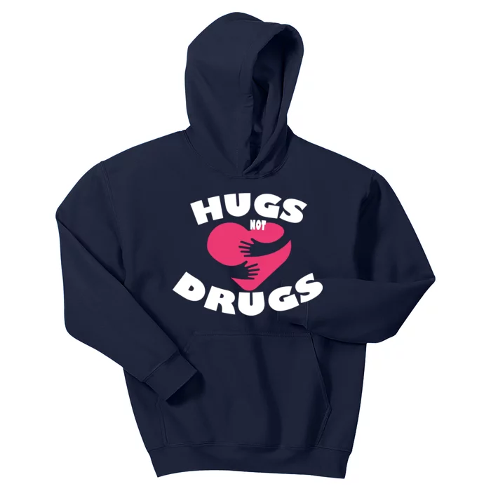 Hugs Not Drugs Kids Hoodie