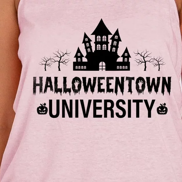 Halloweentown University Halloween Quote Women's Knotted Racerback Tank