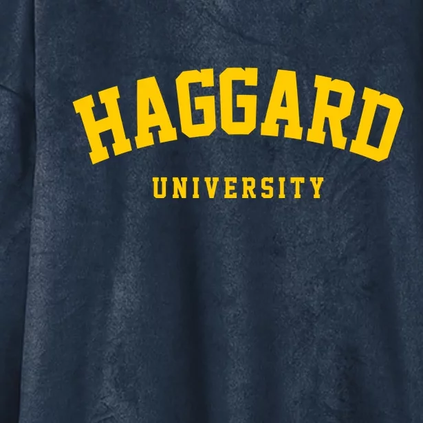 Haggard University Hooded Wearable Blanket