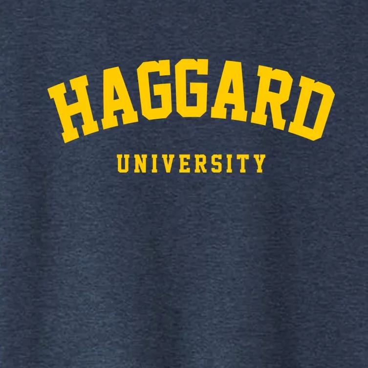 Haggard University Women's Crop Top Tee