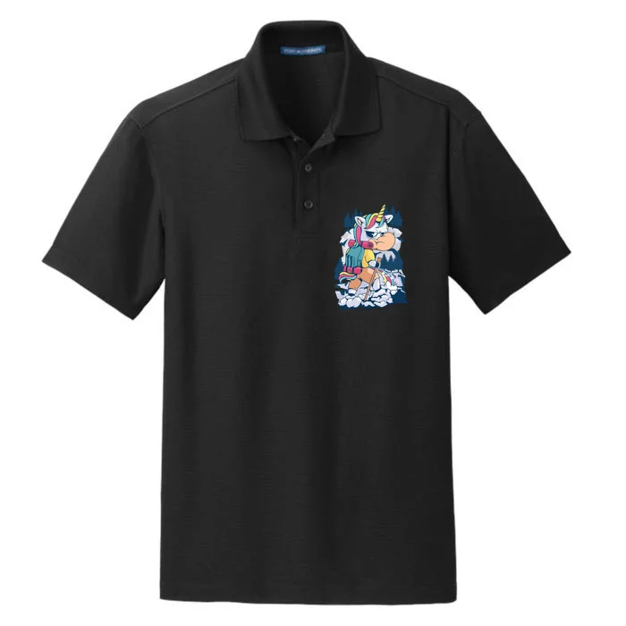 Hiking Unicorn Dry Zone Grid Performance Polo