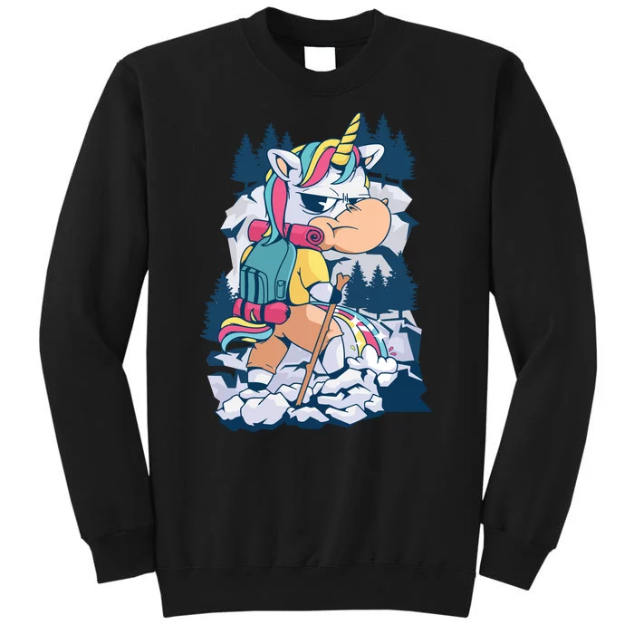 Hiking Unicorn Tall Sweatshirt