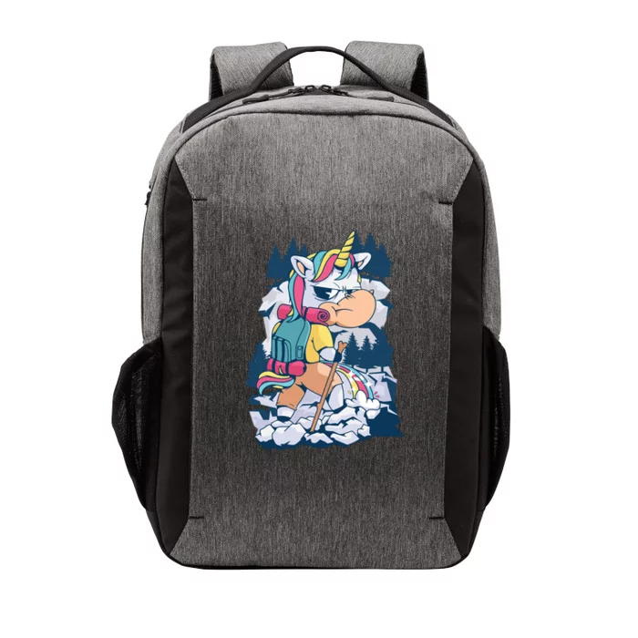 Hiking Unicorn Vector Backpack