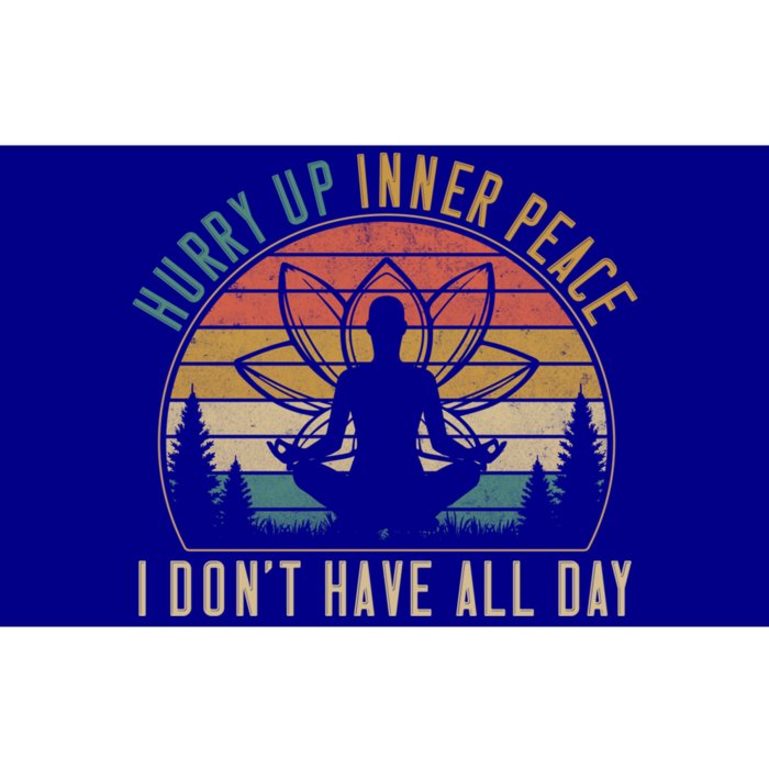 Hurry Up Inner Peace Im Waiting Personality Quiet Cute Gift Bumper Sticker