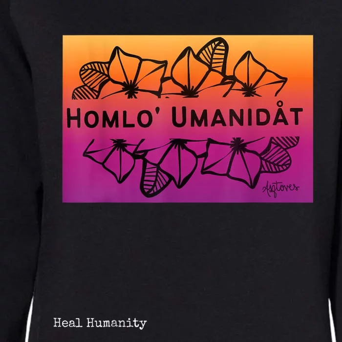 Homlo Umanidat II Womens California Wash Sweatshirt