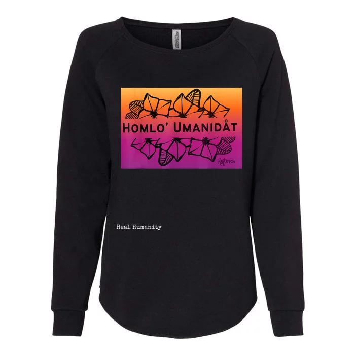 Homlo Umanidat II Womens California Wash Sweatshirt