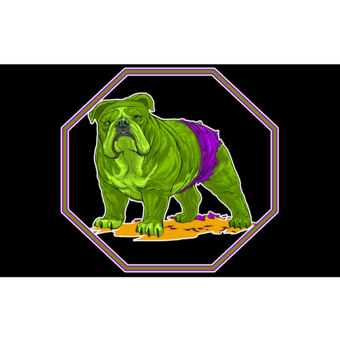 Hulk Green Dog Bumper Sticker