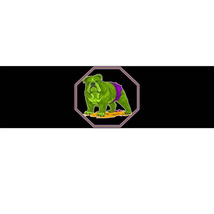 Hulk Green Dog Bumper Sticker