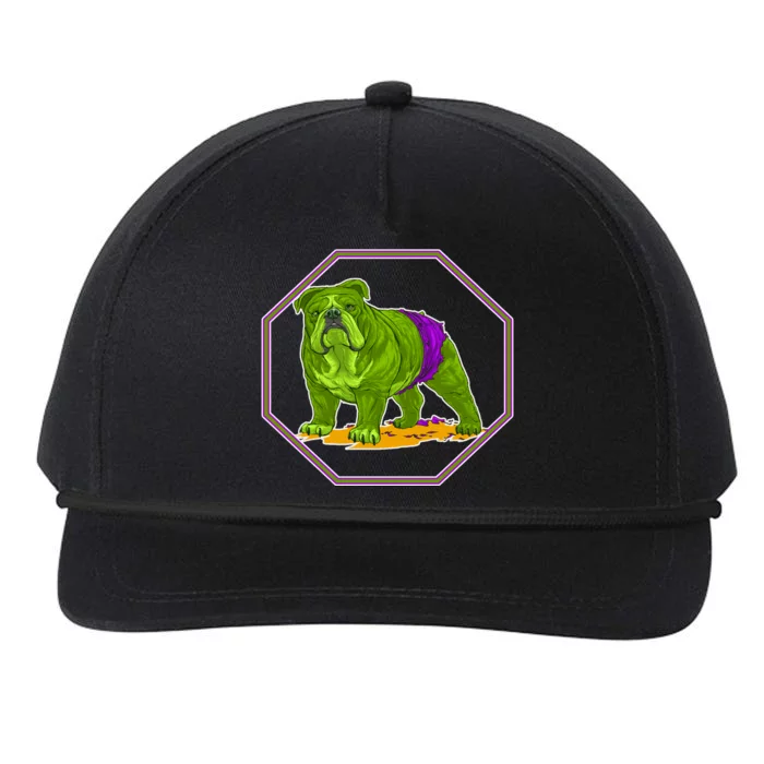 Hulk Green Dog Snapback Five-Panel Rope Hat