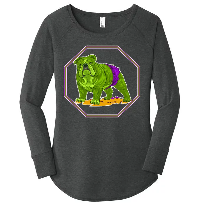 Hulk Green Dog Women's Perfect Tri Tunic Long Sleeve Shirt