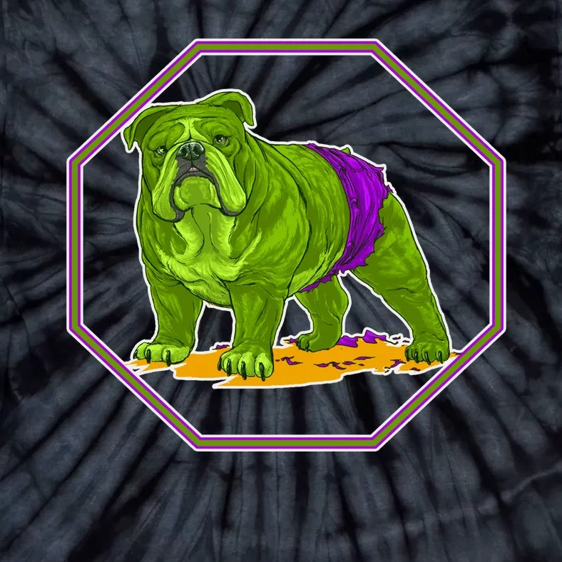 Hulk Green Dog Tie-Dye T-Shirt