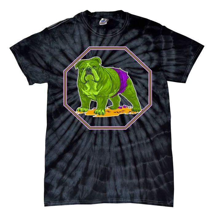 Hulk Green Dog Tie-Dye T-Shirt