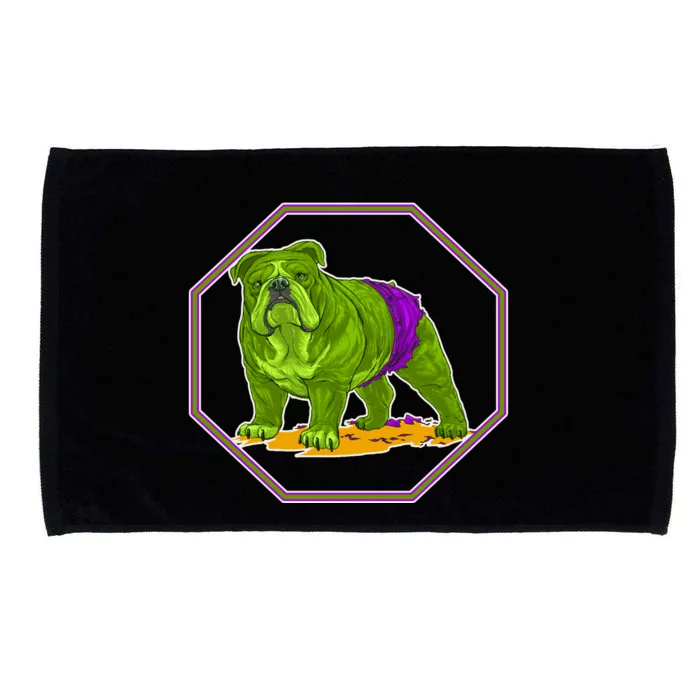 Hulk Green Dog Microfiber Hand Towel