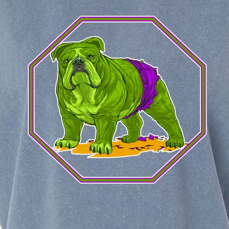 Hulk Green Dog Garment-Dyed Women's Muscle Tee