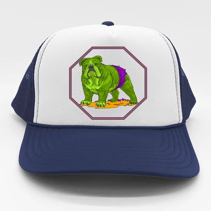 Hulk Green Dog Trucker Hat