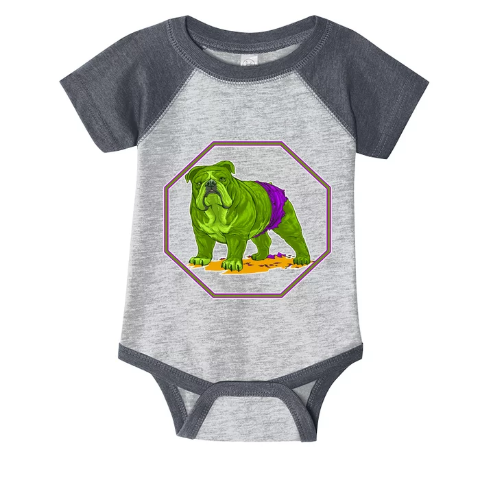 Hulk Green Dog Infant Baby Jersey Bodysuit