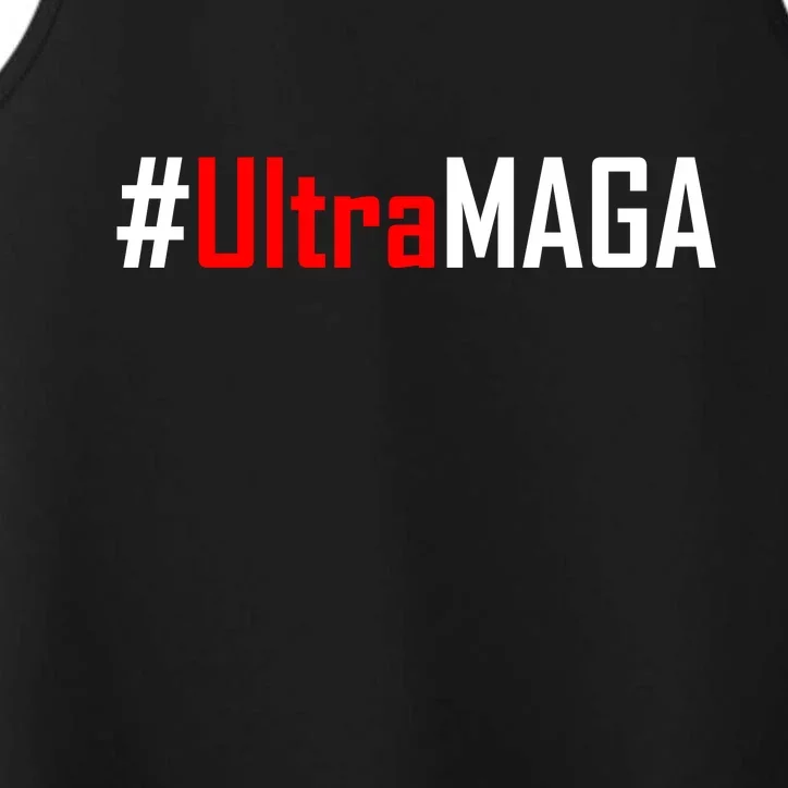 Hashtag Ultra MAGA USA United States Of America Performance Tank