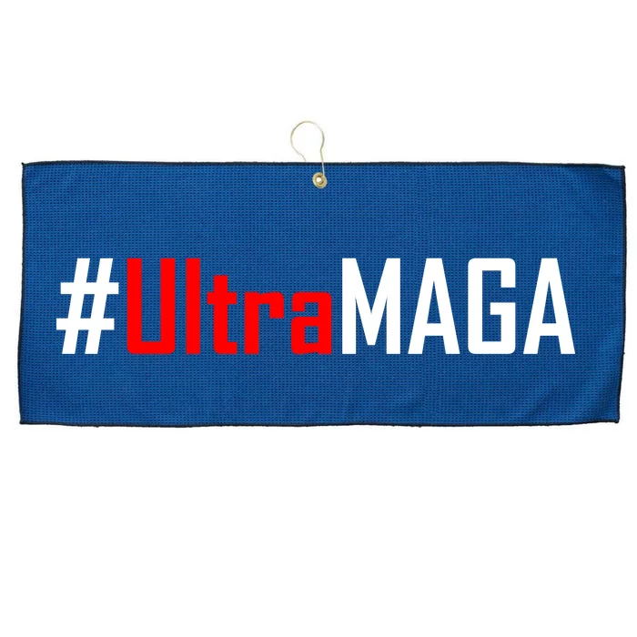 Hashtag Ultra MAGA USA United States Of America Large Microfiber Waffle Golf Towel