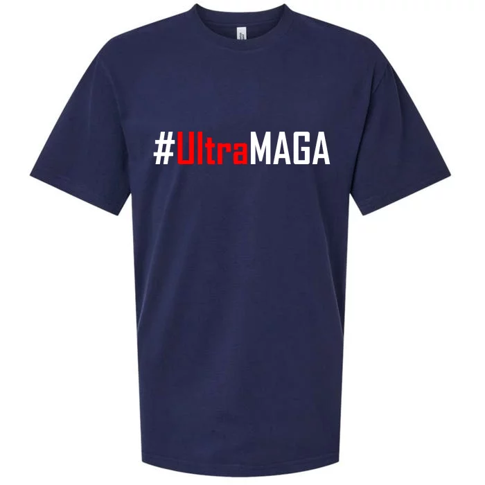 Hashtag Ultra MAGA USA United States Of America Sueded Cloud Jersey T-Shirt