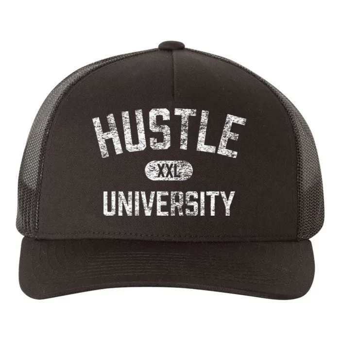 Hustle University Motivational Design For Hustlers Yupoong Adult 5-Panel Trucker Hat