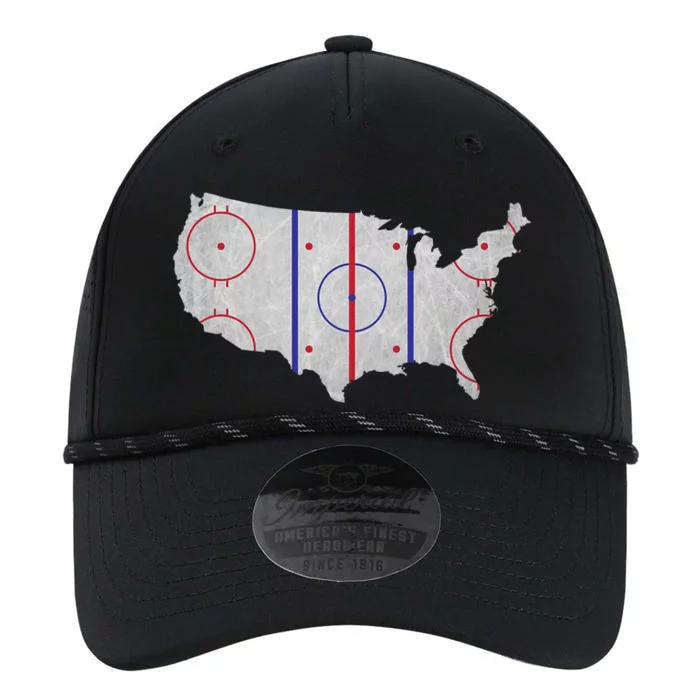 Hockey USA Map Performance The Dyno Cap