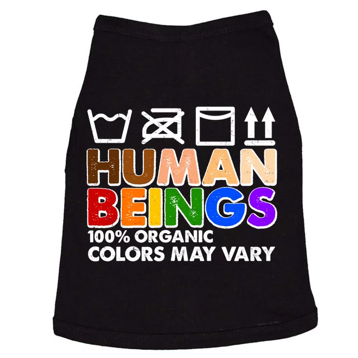 Human Beings 100 Percent Organic Colors May Vary Doggie Tank