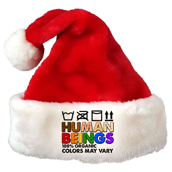 Human Beings 100 Percent Organic Colors May Vary Premium Christmas Santa Hat