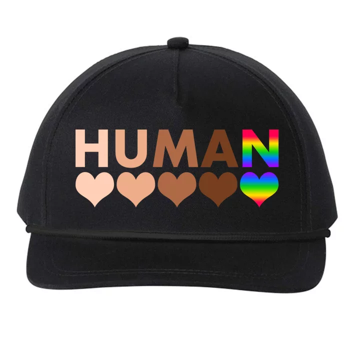 Human Diversity Human Rights Snapback Five-Panel Rope Hat