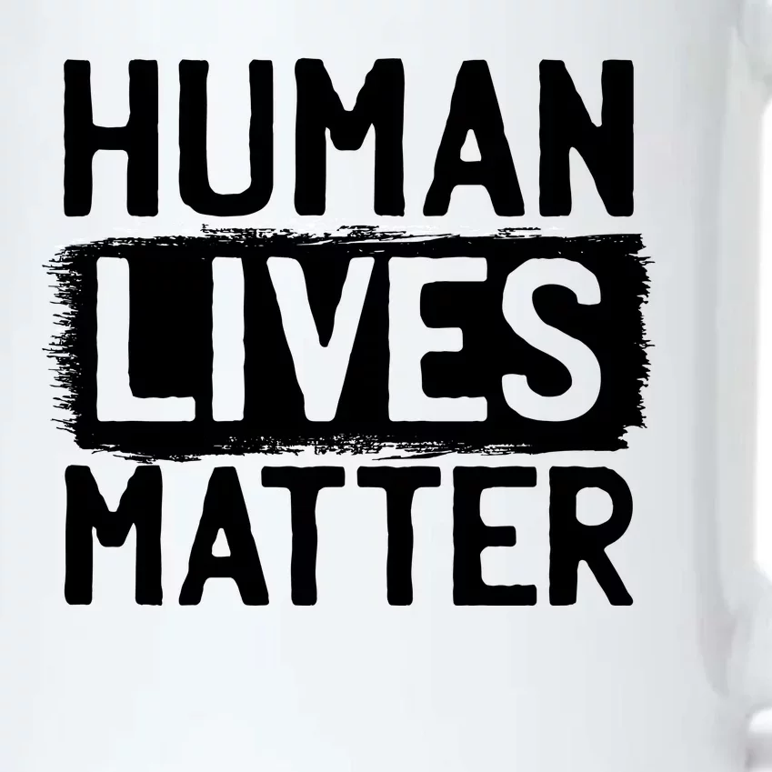 Human Lives Matter Black Color Changing Mug