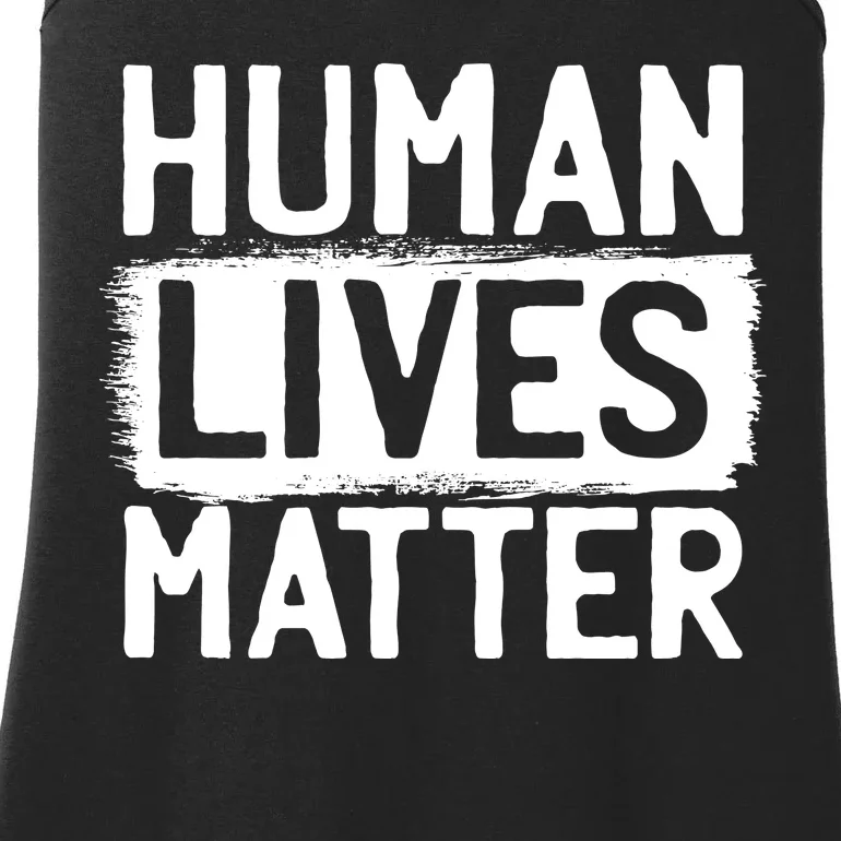 Human Lives Matter Ladies Essential Tank