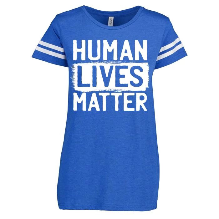 Human Lives Matter Enza Ladies Jersey Football T-Shirt